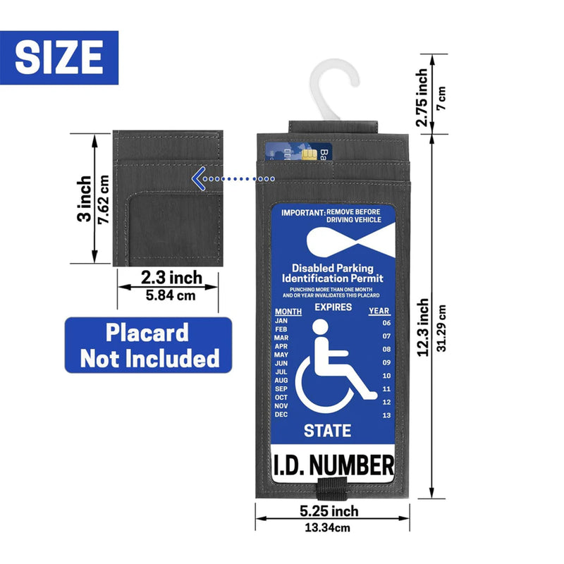 GNEGNI Handicap Placard Holder