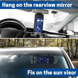 GNEGNI Handicap Placard Holder